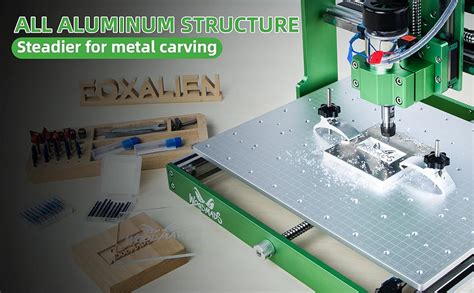 FoxAlien Machine de gravure CNC WM 3020 pour spéléologie en métal