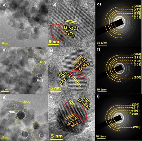 Tem Images Hrtem And Saed Pattern Of Pt A C Mt D F L Mt Samples