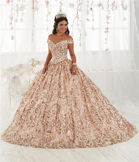 Rose Gold Quinceanera Dresses Off The Shoulder Dresses Images 2022