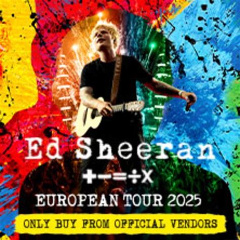 Ed Sheeran LILLE Stade Pierre Mauroy 20 06 2025 Tickets Kaufen