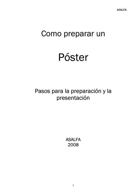 Como Hacer Un Poster F Cil De Usar Como Preparar Un P Ster Pasos