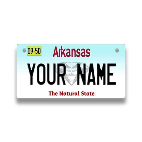 Personalized Custom Arkansas State License Plate Tag Vehicle Etsy