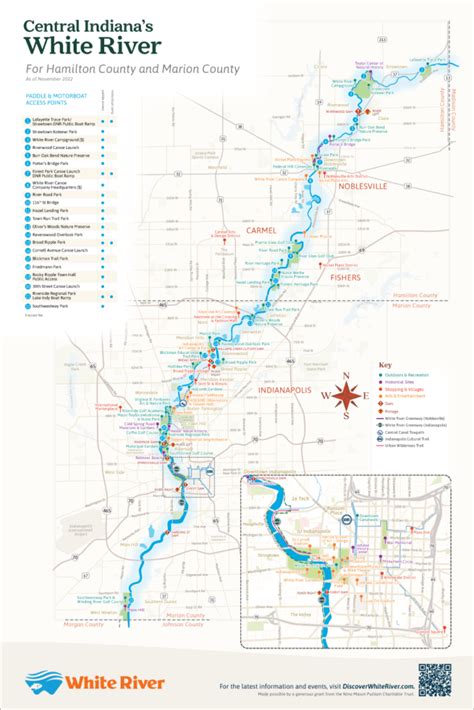 White River Map Discover White River