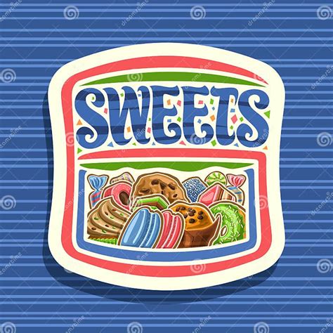 Vector Logo For Sweets Stock Vector Illustration Of Heap 128755979