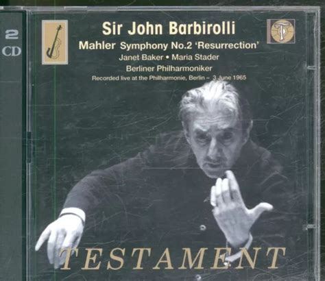 Sbt Sir John Barbirolli Berliner Philharmoniker Symphony No