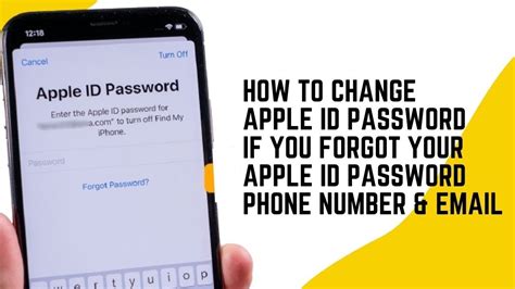 How To Change Apple Id Password If You Forgot Your Apple Id Password