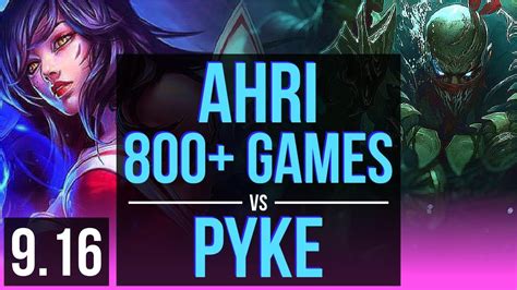 Ahri Vs Pyke Mid 1 2m Mastery Points 800 Games Kda 15 2 7