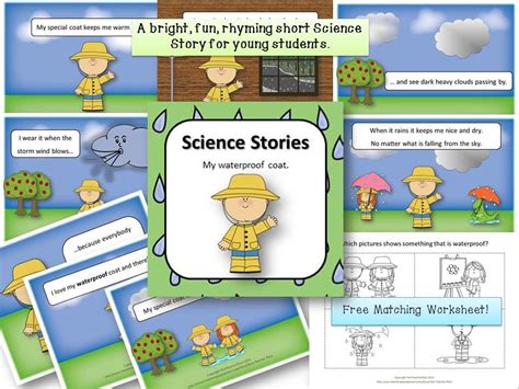 Waterproof Science Story Vocabulary Activities | Science stories ...