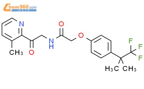 876391 97 8 ACETAMIDE N 2 3 METHYL 2 PYRIDINYL 2 OXOETHYL 2 4 2