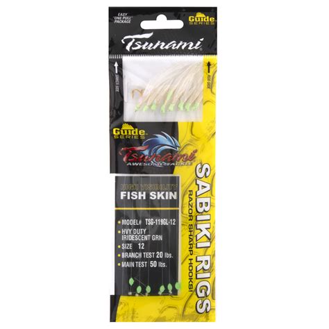 Tsunami Guide Series Sabiki Rig Heavy Duty Fishing Lures Walmart