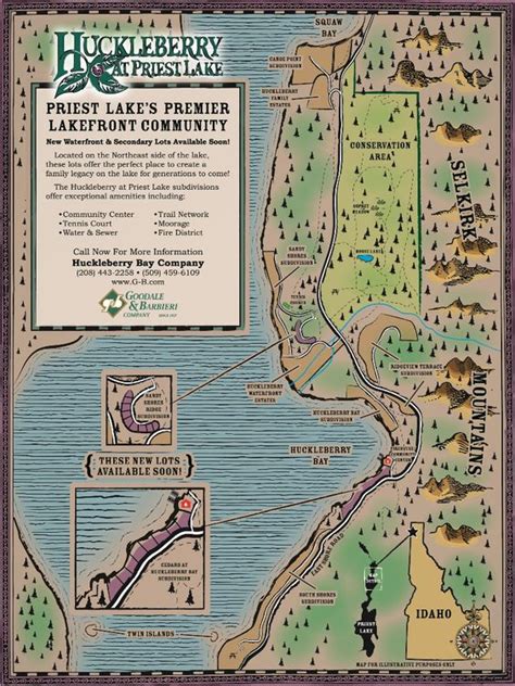 Priest River Campground Map