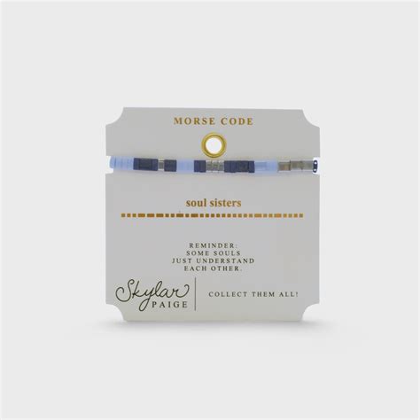 Skylar Paige Morse Code Bracelet - Skylar Paige - Lush Lemon