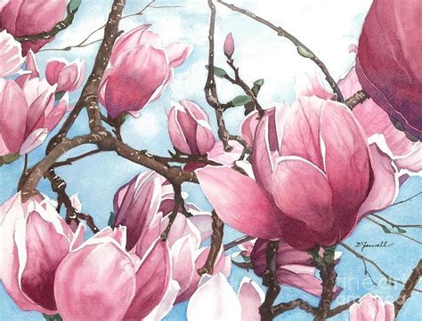 Magnolia Watercolor Paintings for Sale | Watercolor paintings for sale ...