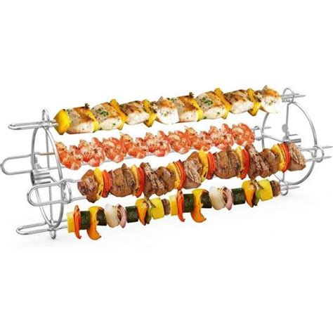 Onlyfire Set De Brochettes Rotatives En Acier Inoxydable Pour