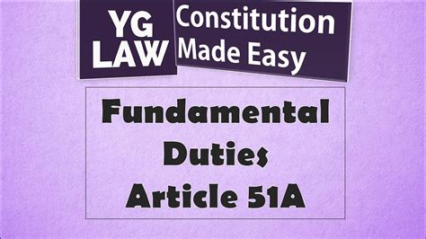 Trick To Remember Fundamental Duties Constitution Of India Youtube