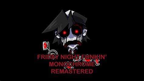 Friday Night Funkin Hypnos Lullaby V2 ~ Monochrome Remasterd Youtube