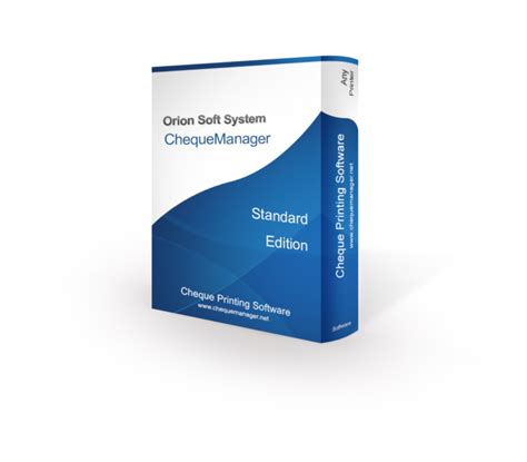 Cheque Printing Software - Buy ChequeManager Standard