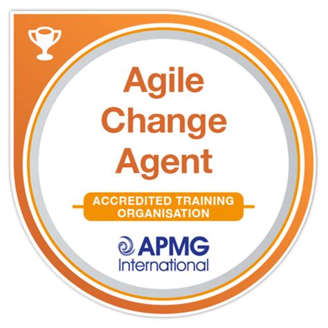 Apmg Accredited Training Organisation Agile Change Agent Credly