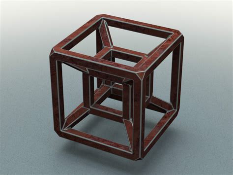 Sq Tesseract Hypercube 3d Model By Mranycad