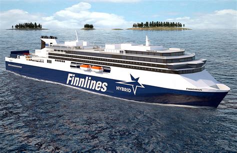 Kiellegung des ersten Finnlines Hybrid Ro Pax Schiffes Lübecker