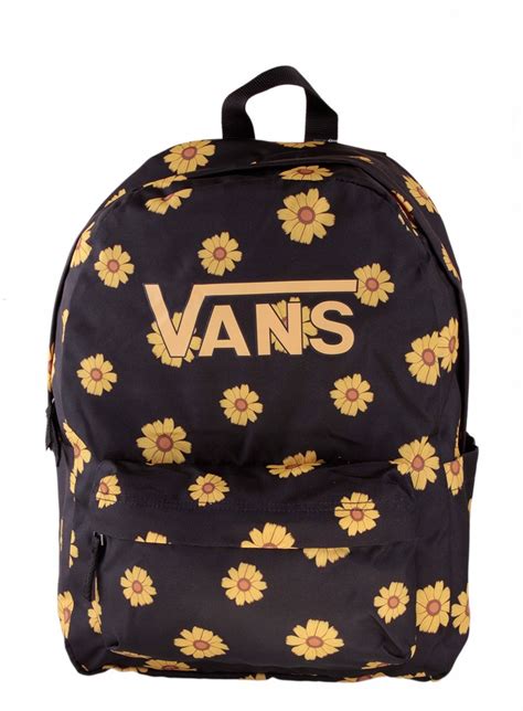 Plecak szkolny Vans Realm słoneczniki sunfloral 14092948702 Allegro pl