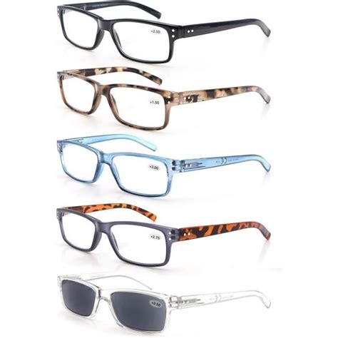 Lot De Lunettes Loupes Homme Femme Lunettes De Lecture Monture