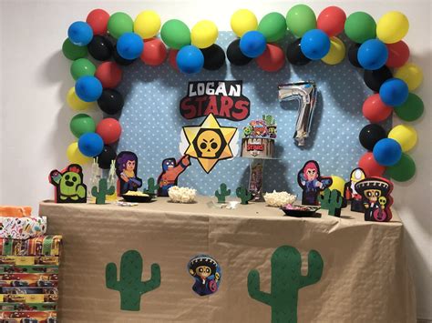 Fiesta Brawl Stars Star Theme Party Star Birthday Party Decorations