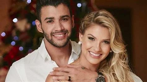 Andressa Suita e Gusttavo Lima tomam café da manhã juntos e postam na