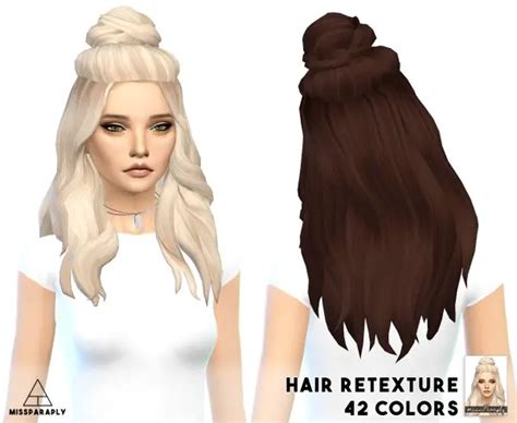 Sims Hairs Miss Paraply Vellichor Hairstyle Retextured 64800 Hot Sex