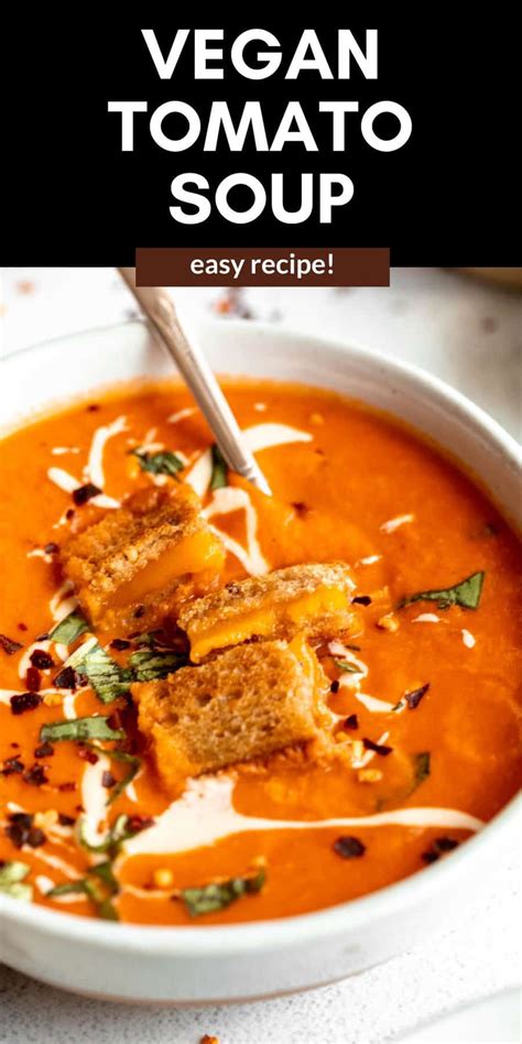 Creamy Vegan Tomato Soup Eat With Clarity