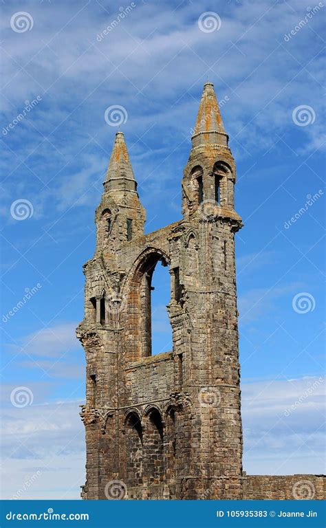 Ruins of St Andrews Cathedral Stock Image - Image of beautiful, landmark: 105935383