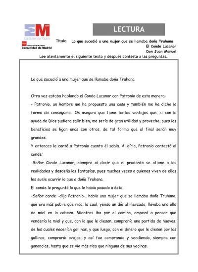 Lee Atentamente El Siguiente Texto Y Despu S Contesta A Las Preguntas