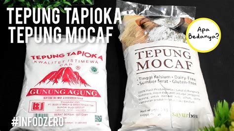 Apakah Perbedaan Tepung Mocaf Dan Tepung Tapioka Youtube