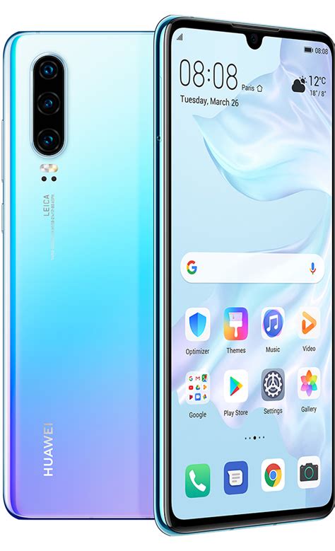 Huawei P30 Pro Smartphone Avec Quadruple Caméra Leica Huawei Supercharge 40 W Ecran Oled De 6