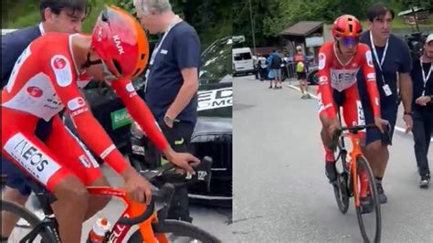 La Frustraci N De Egan Bernal Tras Perder El Podio En El Tour De Suiza