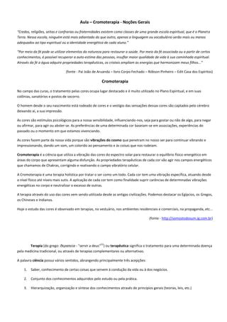 Cromoterapia Pdf