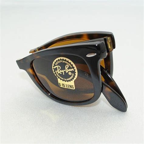 【国内正規品】 Rayban Ray Ban （レイバン） Wayfarer Folding ウェイファーラー 折りたたみ サングラス シャイニーハバナ Rb4105 710 50