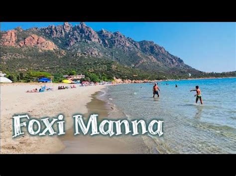 Foxi Manna Beach Sardegna Hdr K Youtube