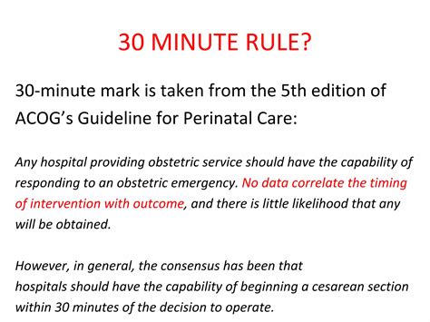 Classification Of Caesarean Section PPT