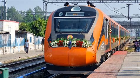 Newly Meerut Lucknow Vande Bharat Express Inaugural Special Youtube