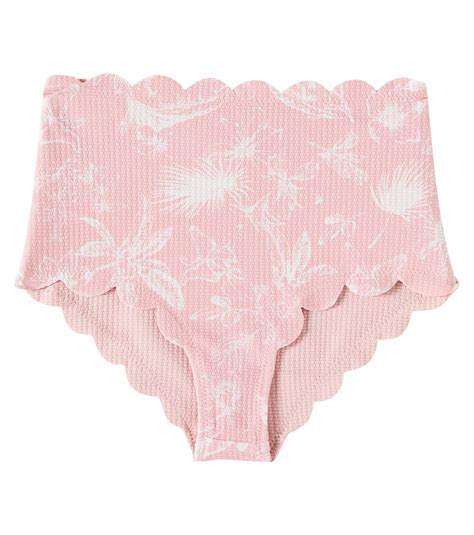 Santa Monica Floral Bikini Bottoms In Pink Marysia Bumby Mytheresa