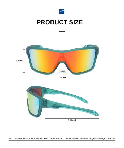 Tr90 Frame Square Outdoor Mirror Cycling Glasses Custom Uv400 Sport