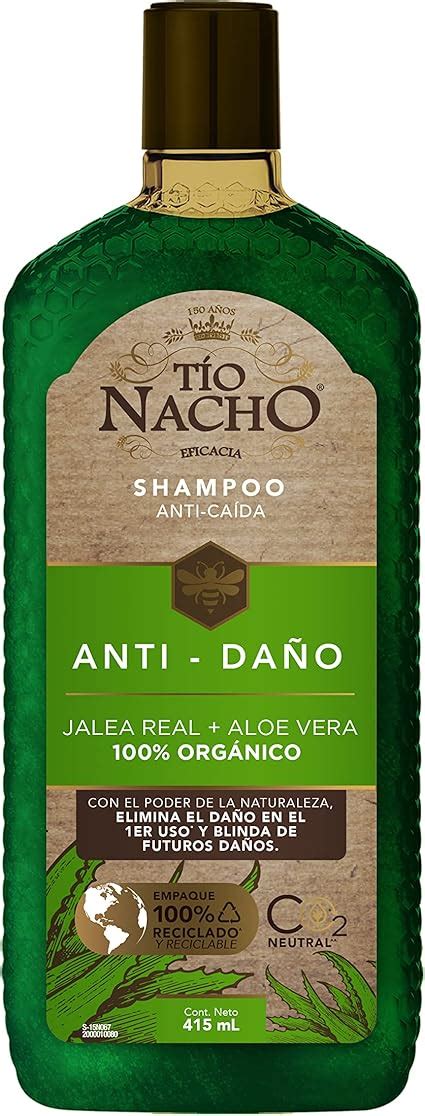 Tío Nacho ANTI DAÑO Shampoo Jalea Real ALOE VERA 100 ORGÁNICO con