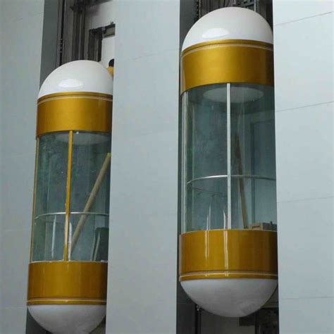 Classic Elevator Stainless Steel Glass Capsule Elevator Max Load 10