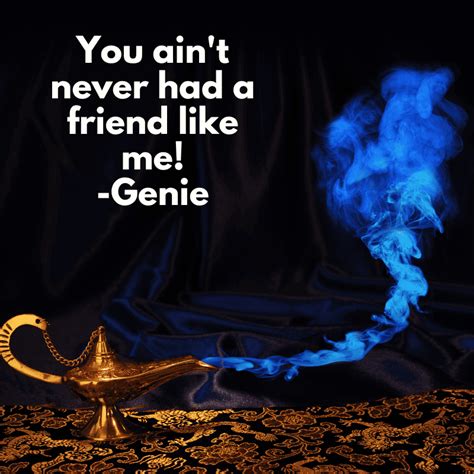 The Top Genie Quotes From Disney S Aladdin