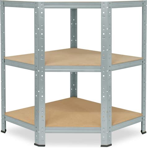 Shelfplaza 90x60x30cm HOME Scaffale Angolare Metallo Carichi Pesanti