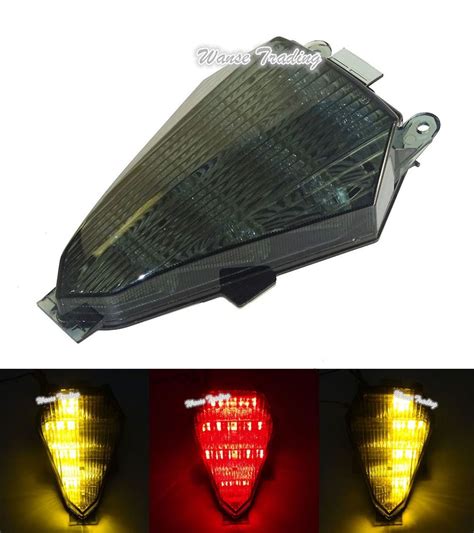 Taillight Tail Brake Turn Signal Integrated Led Light Smoke For 2008 2009 2010 2011 2012 2013