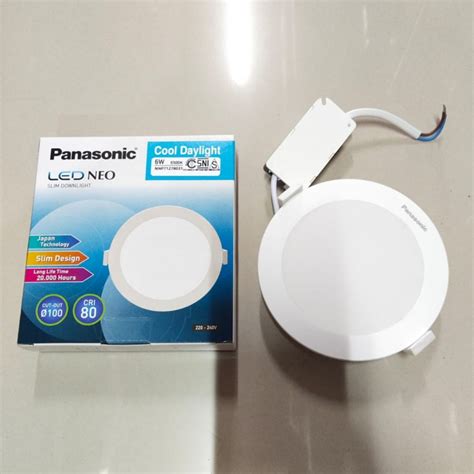 Jual PANASONIC LAMPU DOWNLIGHT LED NEO SLIM 6W 6WATT 9W 9WATT IB