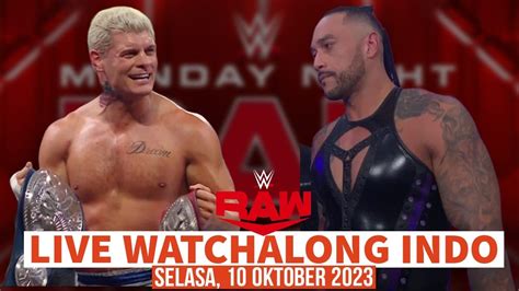 WWE RAW WATCHALONG OKT 9 2023 INDONESIA YouTube