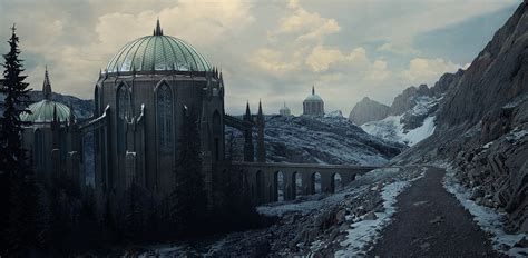 Matte painting portfolio on Behance